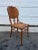 Brown 19th Century Art Nouveau Style Tiger Oak Bentwood Carved Side Chair For Sale - Image 8 of 11