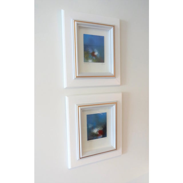 2020s Framed Original Abstracts, Oil on Panel, a Pair by C. Damien Fox For Sale - Image 5 of 7