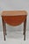 Antique Federal Mahogany Satinwood Inlay Narrow Dropleaf Pembroke Side Table For Sale - Image 10 of 17