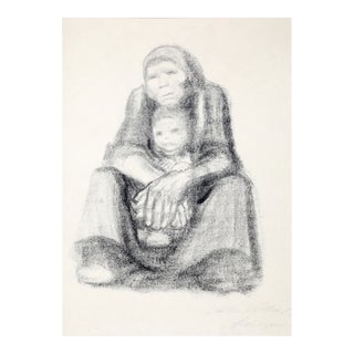 1940s "Studie zu enier Plastik 14" Collotype by Kathe Kollwitz For Sale