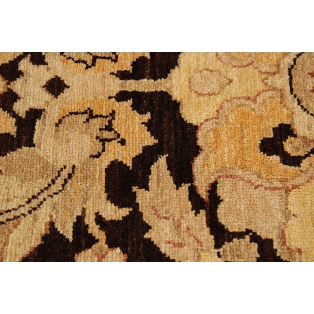 Persian Style Hand Knotted Sultanabad 12' x 9' Carpet For Sale - Image 9 of 12