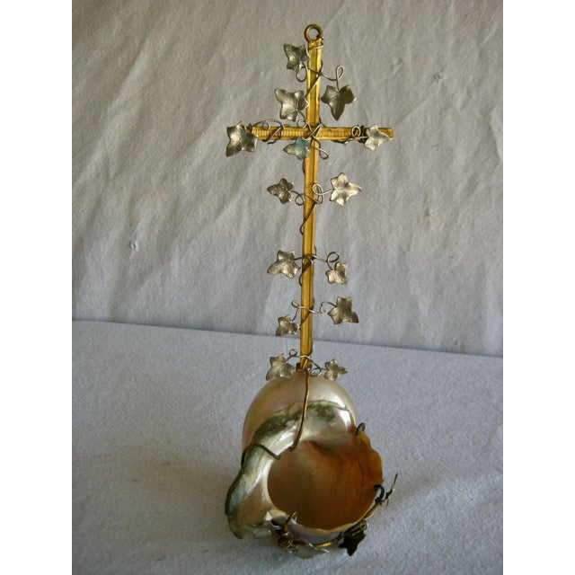 Stunning large holy water from the late 1800 hundreds from a private collection of an antique dealer in Europe that...