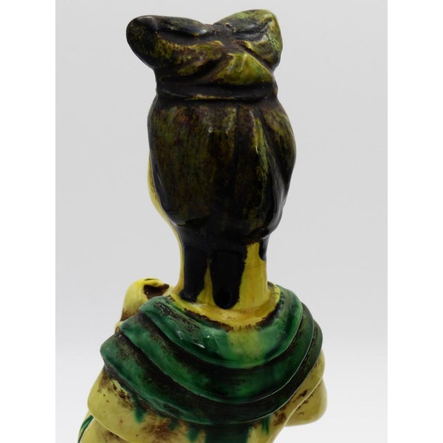 Black Ceramic Sculptures by Zaccagnini, 1920s, Set of 2 For Sale - Image 8 of 16