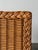 Woven Wicker Nightstand With Braided Rope Trim, 1980s For Sale - Image 11 of 17