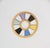 French Set of Five Olivier Gagnere for Bernardaud Porcelain "Lipair" Pattern Dessert Plates For Sale - Image 3 of 7
