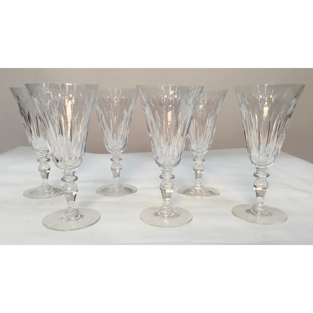 1950s St. George Pattern by Howkes Wine Glasses-Set Of 6 For Sale - Image 10 of 10