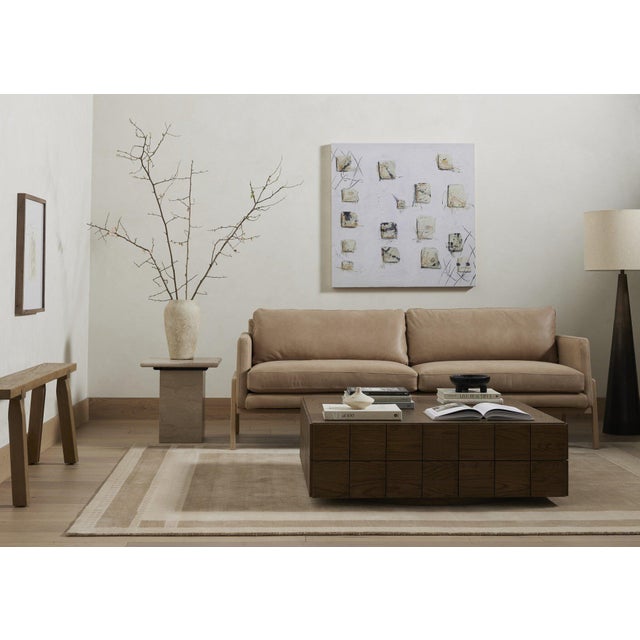 Four Hands Arum End Table - Cream Marble For Sale - Image 4 of 12