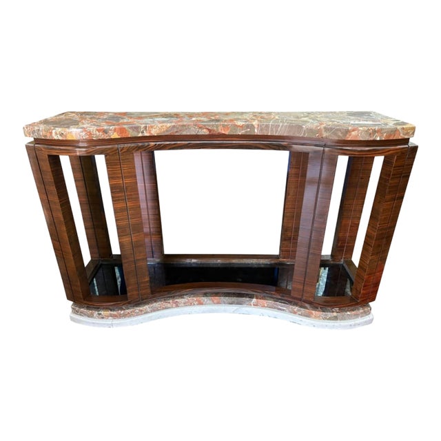 1950s Italian Modern Console Table Designed by Osvaldo Borsani For Sale