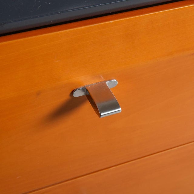 Wooden Bed and Nightstand from Lübke, Set of 2 For Sale - Image 9 of 18