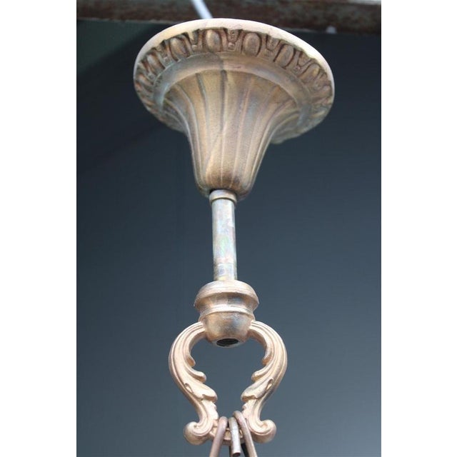 Italian Bronze Lantern with Curved Glass, Italy, 1850s For Sale - Image 18 of 18