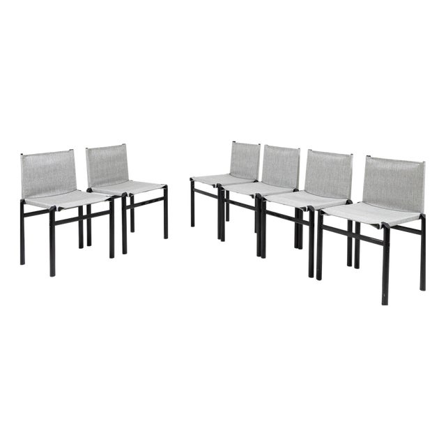 Master Chairs by Afra Scarpa & Tobia Scarpa for Molteni, 1970s, Set of 6 For Sale