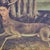Mexican Mid-Century Turista Mexican Folk Art: Frida Kahlo "Wounded Deer" (1946) Lithograph on Canvas - Rustic Pine Frame For Sale - Image 3 of 12