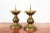 Traditional 18th/19th Century Flemish/German Brass Pricket Candle Holders - a Pair For Sale - Image 3 of 10