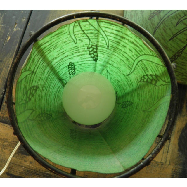 1950s Atomic Mid-Century Modern Ufo Saucer Shade Table Lamp For Sale - Image 10 of 13