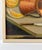 Vintage Mid-Century Modern Oil on Canvas Painting | Fruit and Vessel Still Life Painting | Wood Frame | 20” X 24.5” For Sale In New York - Image 6 of 12