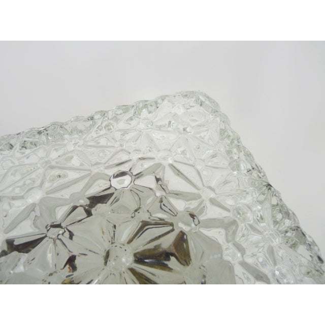 Metal Glass and Metal Wall Light, 1950s For Sale - Image 7 of 10