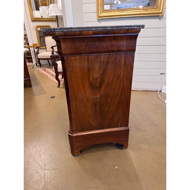 19th Century Louis Philippe Chest With Marble For Sale - Image 12 of 17
