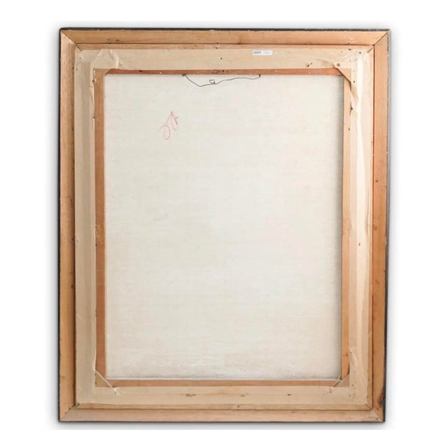 Figurative Mid 20th Century Continental School Portrait Oil Painting, Framed For Sale - Image 3 of 9