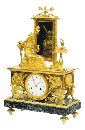 The Toilet of Psyche Clock by André-Antoine Ravrio, 1810