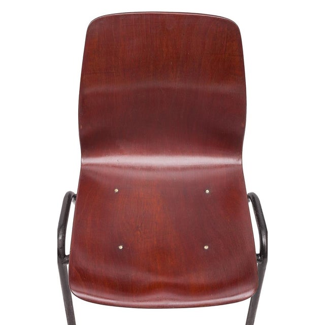 Black Vintage Chairs from Pagholz Flötotto, 1950s, Set of 6 For Sale - Image 8 of 13