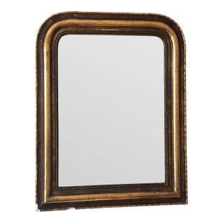 Large Antique French Louis Philippe Giltwood Mirror – Late 19th Century For Sale