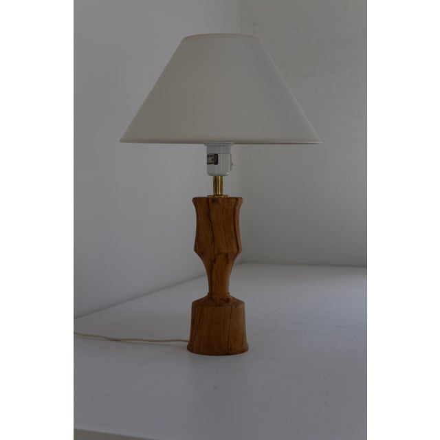 1970s Danish Wooden Table Lamp, 1970s For Sale - Image 5 of 18