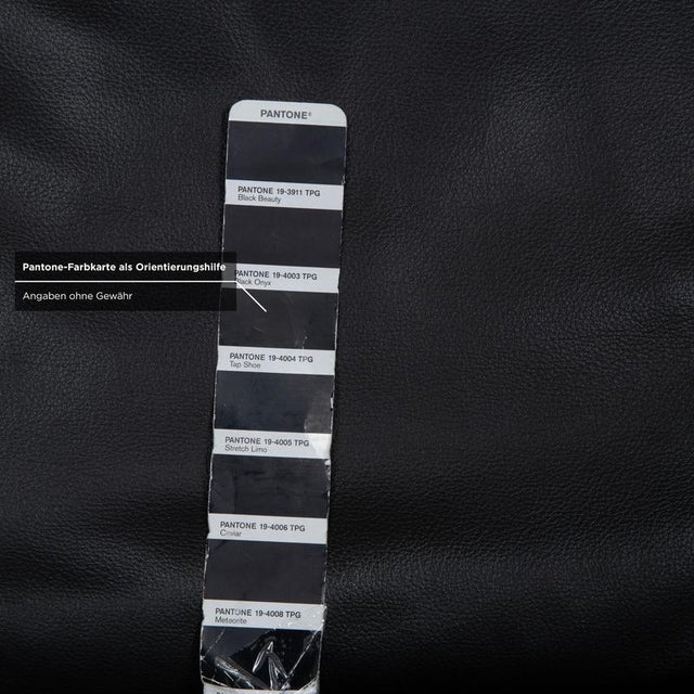 Rossini Lounge Chair in Black Leather from Koinor For Sale - Image 11 of 16