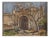 Castle Doorway - Oil on Cardboard by G. Scognamiglio - 1950s 1950s For Sale