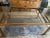 1980s Brass and Glass Dining Table With Integrated Extension Leaf For Sale - Image 10 of 12