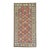 Late 19th Century Red Field Geometric Antique Caucasian Tribal Shirvan Rug - 4' x 7'9" For Sale