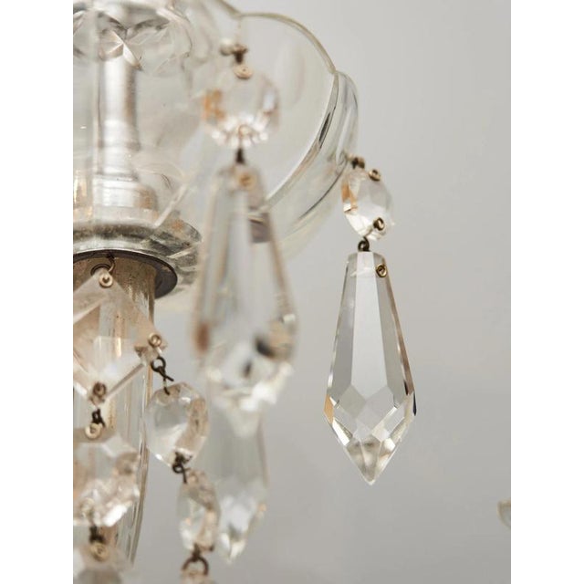 Theresian Wall Lamps with Crystal Trimmings, Set of 2 For Sale - Image 9 of 11
