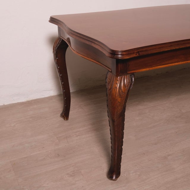 Wood Vintage Italian Table, 1950s For Sale - Image 7 of 18