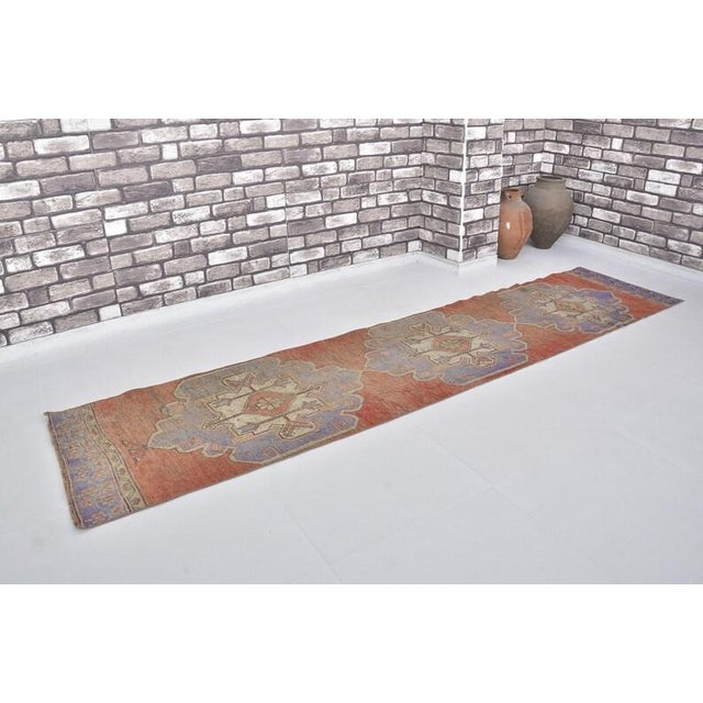 Handmade wool carpet in Turkish Anatolia , Vintage Oushak Rug,Turkish Vintage Anatolian Rug, Handmade wool Rug . One Of...