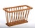 Mid-Century Danish Modern Solid Oak Rectangular Magazine Rack, 1970s For Sale - Image 8 of 18