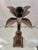 Brass Vintage LPatinated Brass Palm Tree Candlestick Holder For Sale - Image 8 of 11