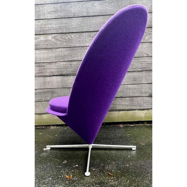Vitra Heart Cone Chair by Verner Panton, Switzerland, Designed 1958 / Manufactured Circa 2000's 35" h 40.5" w 24.5" d...