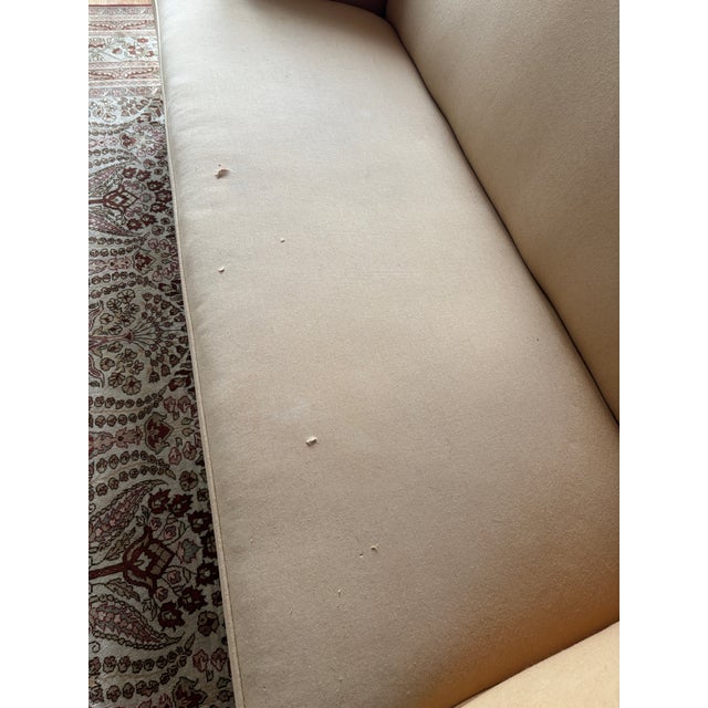 Todd Hase Sofa With Fan Back – Custom Upholstered, Transitional Style, 2000 For Sale - Image 12 of 12