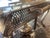 Metal Vintage Silver-Plated Double Chafing Dish With Warming Burners For Sale - Image 7 of 15