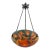 French Art Deco Pendant Light by Daum & Majorelle - 1925 Cameo Chandelier France For Sale