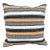 Turkish Hemp Pillow Cushion Natural Beige Black Cushion Cover 20"x20" For Sale