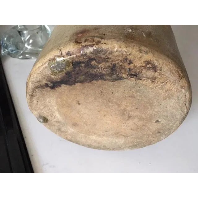 Sculpture Materials Antique Apple Crock Jug For Sale - Image 7 of 11