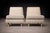 Mid-Century Modern Pair of "L" Armchairs in Hardwood & Fabric, Joaquim Tenreiro, 1958 - Lot 28A For Sale - Image 3 of 11