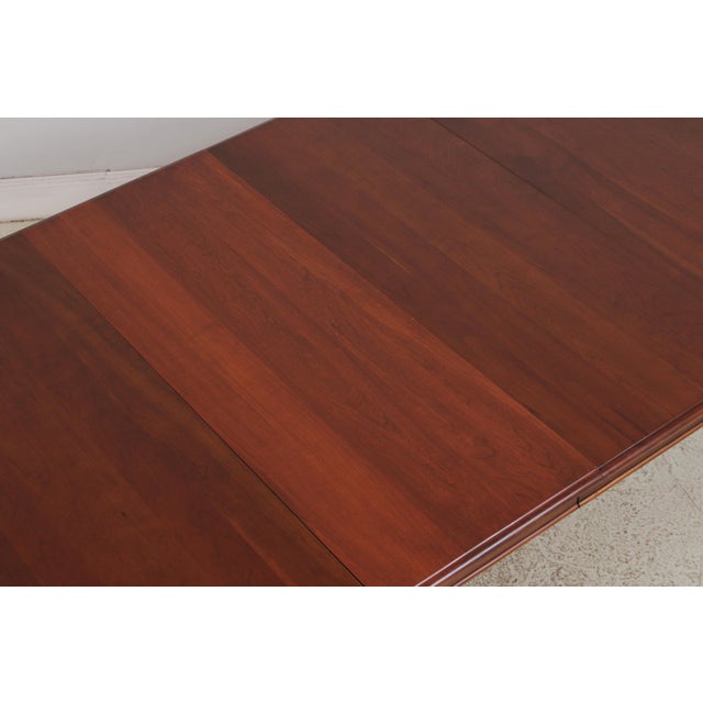 Harden Directoire Style Cherry Dining Room Table For Sale - Image 10 of 14