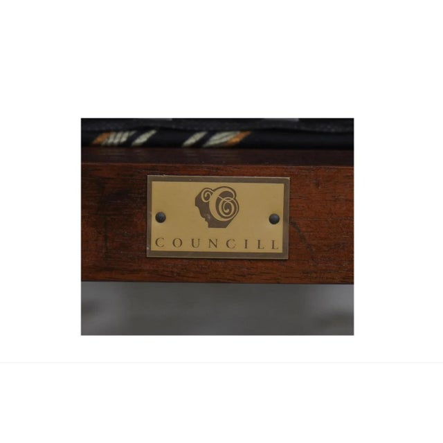 Councill Chippendale Mahogany & Leather Dining Chairs Set of 4 For Sale - Image 18 of 18