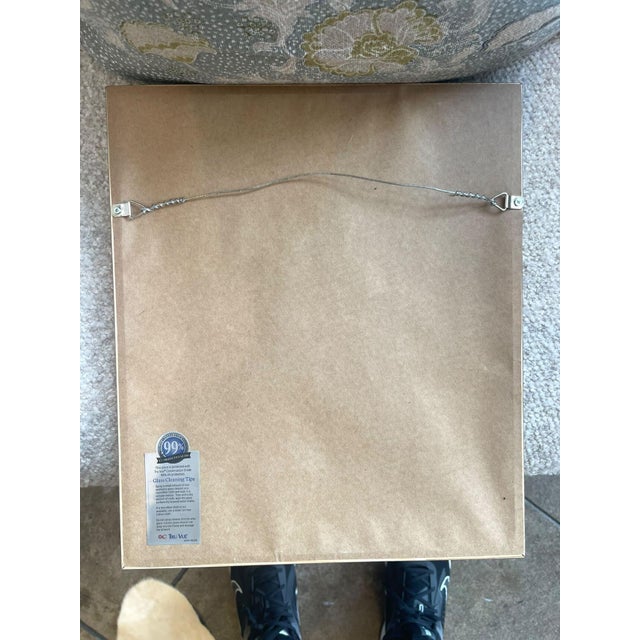 Antique Lion Botanical Print in Wood Frame For Sale In Los Angeles - Image 6 of 7