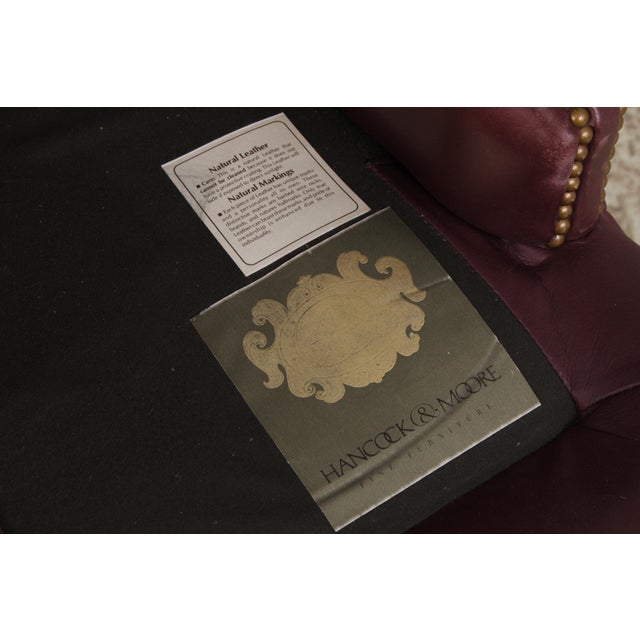 Hancock & Moore Leather Executive Desk Chair For Sale - Image 15 of 15