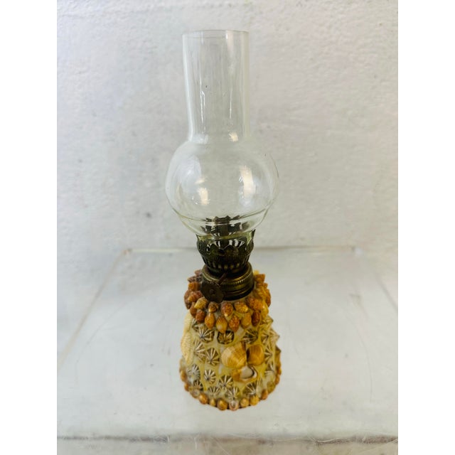 Tan Small Vintage Shell Lantern For Sale - Image 8 of 10