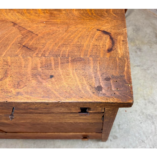 Stickley Style Arts & Crafts Mission Oak Buffet / Sideboard by Standard Table Co. For Sale - Image 9 of 12