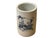 Ceramic Chinese Distressed White Porcelain Blue Kid Playing Graphic Holder Vase For Sale - Image 7 of 10