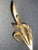 Metal MCM Jewelry by Trifari Flame Ribbon Brooch For Sale - Image 7 of 8